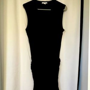 James Perse Sleeveless Dress Gray Cotton Blend